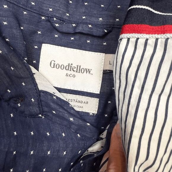 Bundle of 4 Men's Short Sleeve Shirts Goodfellow, Outdoor Life Free Planet Large - Picture 4 of 6